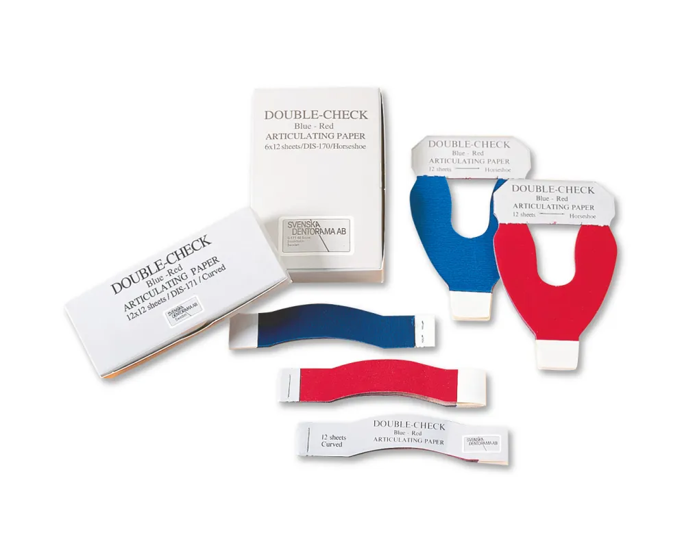 Carta Per Articolazione Dentale BMS - Blu/Rosso, Spessore 80μ, 144 Foglietti - Foto 7