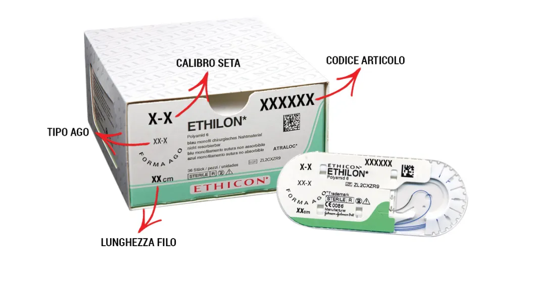 SUT.ETHICON 1667SLH ETHILON 4/0-PS2S 36PZ. | Umbra