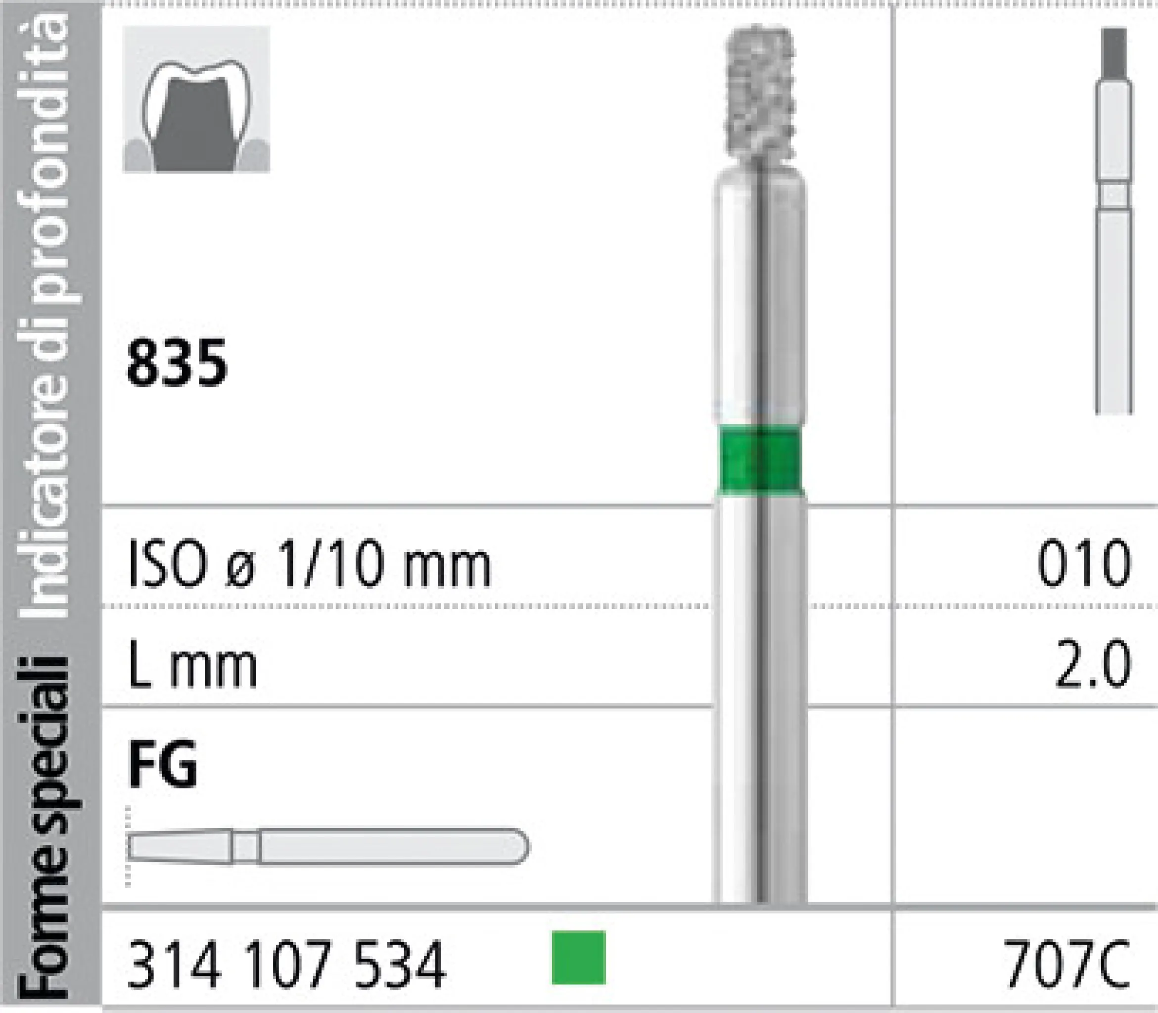 FRESE DIAM.INTEN. 212 FG 3PZ. | Umbra